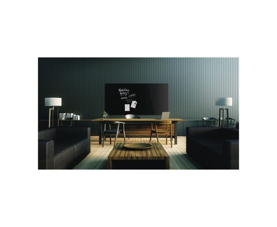 Офісна дошка Magnetoplan скляна магнітно-маркерна 2000x1000 чорна Glassboard-Black (13409012), зображення 6 Офісна дошка Magnetoplan скляна магнітно-маркерна 2000x1000 чорна Glassboard-Black (13409012), зображення 6