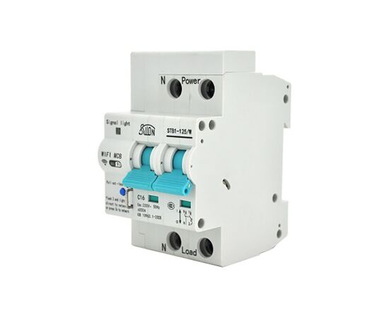 Автоматичний вимикач Voltronic з віддаленим керуванням через WiFi (2P/220V/16A)
