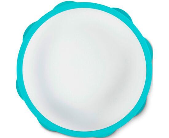 Тарелка детская Baboo с противоскользящим основанием, 6+ мес (бирюза) (9-024), изображение 3 Тарелка детская Baboo с противоскользящим основанием, 6+ мес (бирюза) (9-024), изображение 3