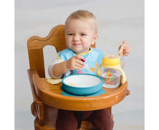 Тарелка детская Baboo с противоскользящим основанием, 6+ мес (бирюза) (9-024), изображение 7 Тарелка детская Baboo с противоскользящим основанием, 6+ мес (бирюза) (9-024), изображение 7