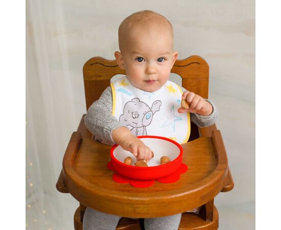 Тарелка детская Baboo с противоскользящим основанием, 6+ мес (оранжевая) (9-023), изображение 8 Тарелка детская Baboo с противоскользящим основанием, 6+ мес (оранжевая) (9-023), изображение 8