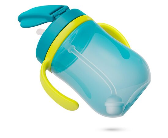 Поильник-непроливайка Baboo Marine с гравитационным шариком, 300 мл, 9+ мес, зеленая (8-133), изображение 3 Поильник-непроливайка Baboo Marine с гравитационным шариком, 300 мл, 9+ мес, зеленая (8-133), изображение 3