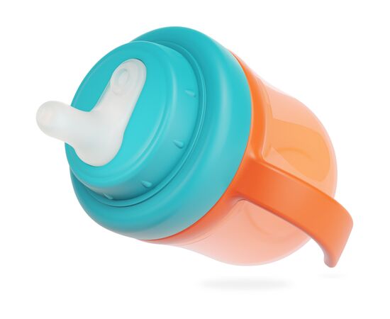 Поильник-непроливайка Baboo с силиконовым носиком, 200 мл, 6+ мес (Sea Life / оранжевая) (8-130), изображение 2 Поильник-непроливайка Baboo с силиконовым носиком, 200 мл, 6+ мес (Sea Life / оранжевая) (8-130), изображение 2