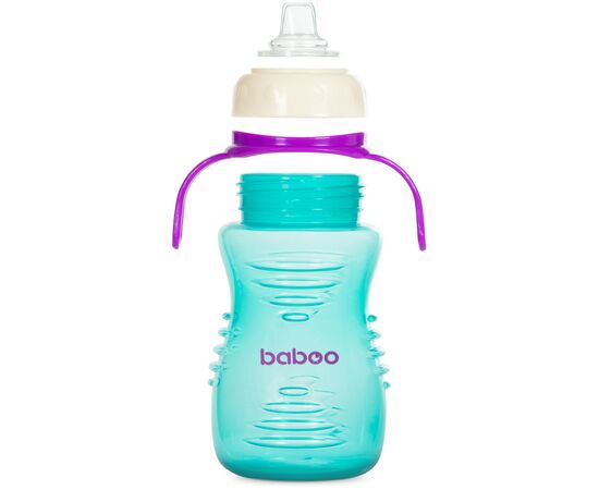 Поїльник-непроливайка Baboo із силіконовим носиком, 260 мл, 6+ міс (м'ята) (8-124), зображення 4 Поїльник-непроливайка Baboo із силіконовим носиком, 260 мл, 6+ міс (м'ята) (8-124), зображення 4