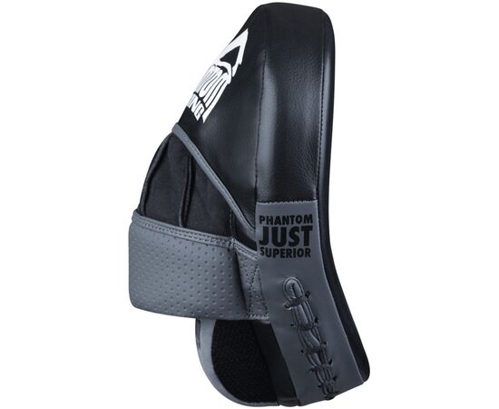 Лапы боксерские Phantom High Performance Black/Grey (PHPAD1647), изображение 2 Лапы боксерские Phantom High Performance Black/Grey (PHPAD1647), изображение 2