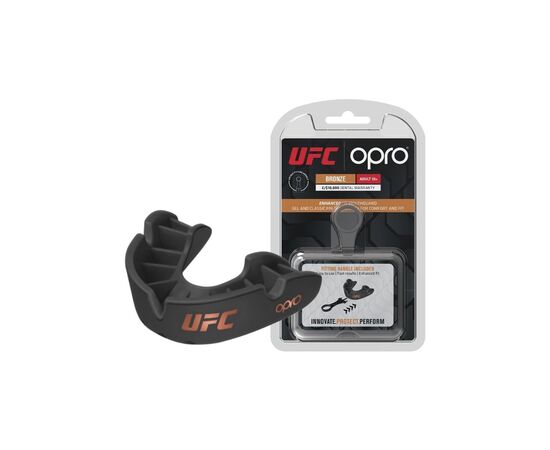 Капа Opro Bronze UFC доросла (вік 11+) Black (ufc.102512001) (UFC_Bronze_Bl)
