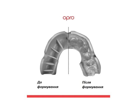 Капа Opro Bronze доросла (вік 11+) Red (art.102500002) (Bronze_Red), изображение 7 Капа Opro Bronze доросла (вік 11+) Red (art.102500002) (Bronze_Red), изображение 7