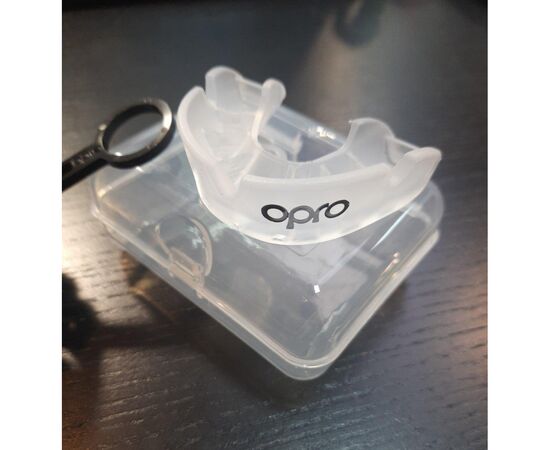 Капа Opro Silver дитяча (вік до 11) Clear (art.102503006) (Silver_JR_Clear), изображение 5 Капа Opro Silver дитяча (вік до 11) Clear (art.102503006) (Silver_JR_Clear), изображение 5