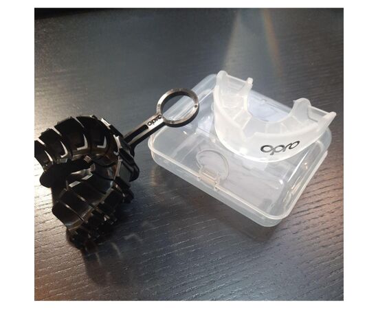 Капа Opro Silver дитяча (вік до 11) Clear (art.102503006) (Silver_JR_Clear), изображение 6 Капа Opro Silver дитяча (вік до 11) Clear (art.102503006) (Silver_JR_Clear), изображение 6