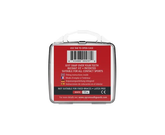 Капа Opro Snap-Fit доросла (вік 11+) Clear (art.002139015) (SN_Clear), изображение 8 Капа Opro Snap-Fit доросла (вік 11+) Clear (art.002139015) (SN_Clear), изображение 8