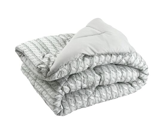 Одеяло Руно двойное силиконовое Grey Braid зима 140х205 (Р316.52_Grey Braid)
