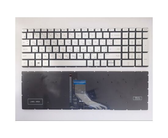 Клавіатура ноутбука HP Pavilion 15-DA; 250/255 G7 серебр (A46127)