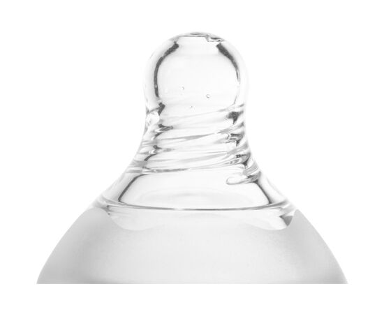 Соска Baboo силиконовая, широкая горлышка, медленный поток, 0+ мес (4-110), изображение 3 Соска Baboo силиконовая, широкая горлышка, медленный поток, 0+ мес (4-110), изображение 3