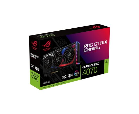 Видеокарта ASUS GeForce RTX4070 12Gb ROG STRIX OC GAMING (ROG-STRIX-RTX4070-O12G-GAMING), изображение 12 Видеокарта ASUS GeForce RTX4070 12Gb ROG STRIX OC GAMING (ROG-STRIX-RTX4070-O12G-GAMING), изображение 12