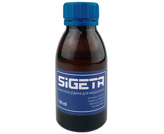 Аксесуар до мікроскопів Sigeta Імерсійна олія для мікроскопії 100ml (65660)