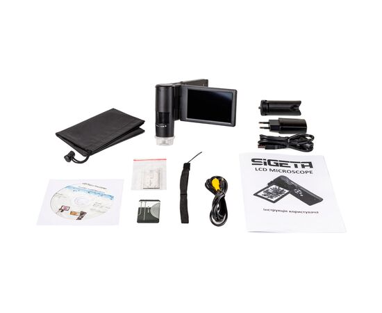 Микроскоп Sigeta Illuminant 10x-300x 5.0Mpx 4" LCD (65510), изображение 4 Микроскоп Sigeta Illuminant 10x-300x 5.0Mpx 4" LCD (65510), изображение 4