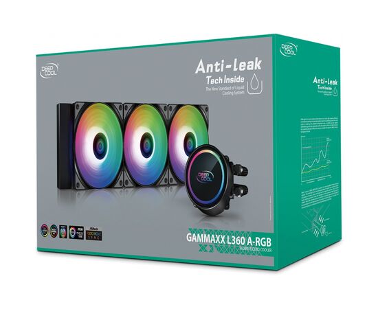 Система водяного охлаждения Deepcool GAMMAXX L360 A-RGB, изображение 9 Система водяного охлаждения Deepcool GAMMAXX L360 A-RGB, изображение 9