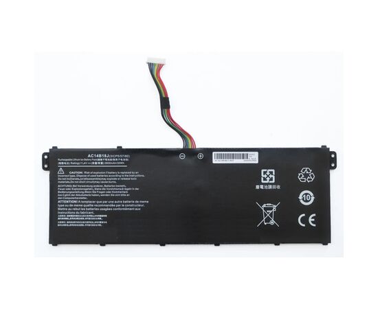 Аккумулятор для ноутбука Acer AC14B18J, 2600mAh (30Wh), 3cell, 11.4V, Li-ion, black AlSoft (A47786)