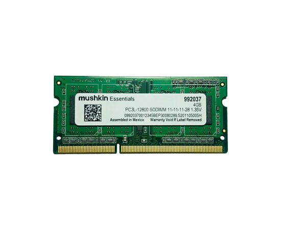 Модуль пам'яті для ноутбука SoDIMM DDR3L 4GB 1600 MHz Essentials Mushkin (992037)