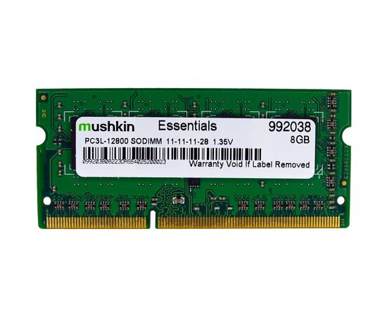 Модуль пам'яті для ноутбука SoDIMM DDR3L 8GB 1600 MHz Essentials Mushkin (992038)
