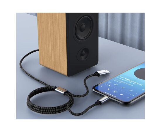 Кабель мультимедийный MH-232 AUX 3.5mm - USB Type-C - Lightning XoKo (XK-MH-232), изображение 6 Кабель мультимедийный MH-232 AUX 3.5mm - USB Type-C - Lightning XoKo (XK-MH-232), изображение 6