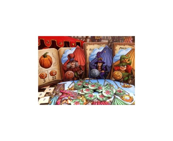 Настольная игра YellowBox Проходимцы Кведлинбурга. Ведьмы-травницы (The Quacks of Quedlinburg. The Herb Witches) украински (ПК002), изображение 2 Настольная игра YellowBox Проходимцы Кведлинбурга. Ведьмы-травницы (The Quacks of Quedlinburg. The Herb Witches) украински (ПК002), изображение 2