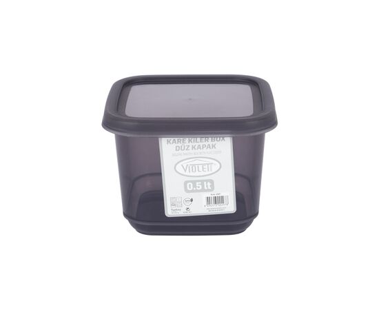 Емкость для сыпучих продуктов Violet House Transparent Black 0.5 л (0297 Transparent Black), изображение 2 Емкость для сыпучих продуктов Violet House Transparent Black 0.5 л (0297 Transparent Black), изображение 2