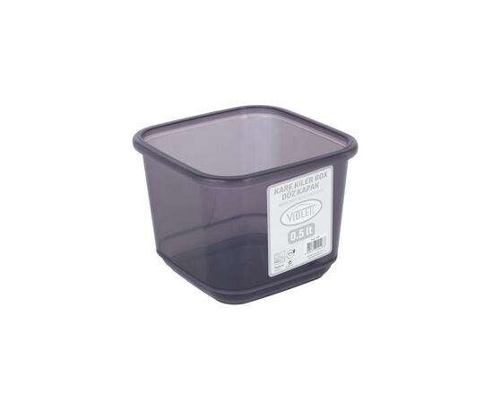 Емкость для сыпучих продуктов Violet House Transparent Black 0.5 л (0297 Transparent Black), изображение 3 Емкость для сыпучих продуктов Violet House Transparent Black 0.5 л (0297 Transparent Black), изображение 3