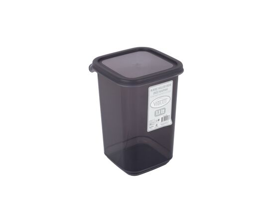 Емкость для сыпучих продуктов Violet House Transparent Black 1.1 л (0298 Transparent Black)