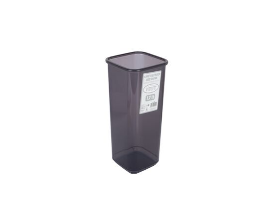 Емкость для сыпучих продуктов Violet House Transparent Black 1.7 л (0299 Transparent Black), изображение 3 Емкость для сыпучих продуктов Violet House Transparent Black 1.7 л (0299 Transparent Black), изображение 3