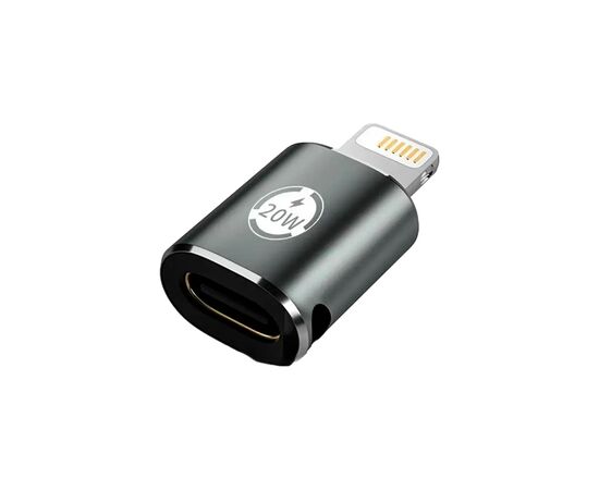 Переходник AC-015m USB Type-C-Lightning 20W Black XoKo (XK-AC-015m)