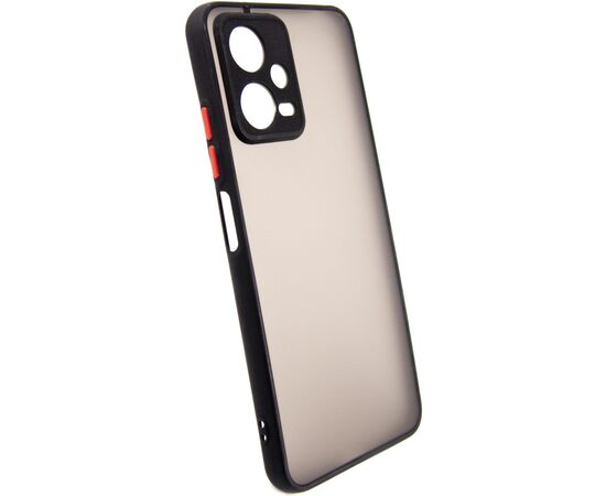 Чехол для мобильного телефона Dengos Matte Xiaomi Redmi Note 12 5g (black) (DG-TPU-MATT-129), изображение 2 Чехол для мобильного телефона Dengos Matte Xiaomi Redmi Note 12 5g (black) (DG-TPU-MATT-129), изображение 2