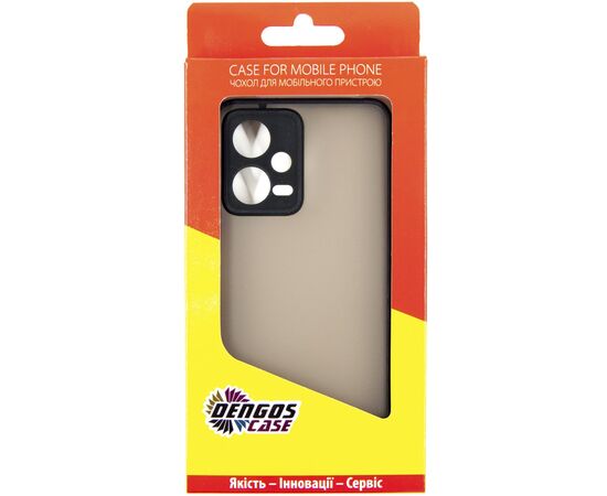 Чехол для мобильного телефона Dengos Matte Xiaomi Redmi Note 12 5g (black) (DG-TPU-MATT-129), изображение 5 Чехол для мобильного телефона Dengos Matte Xiaomi Redmi Note 12 5g (black) (DG-TPU-MATT-129), изображение 5