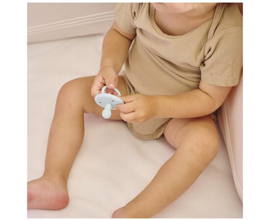 Пустышка MinikOiOi силиконовая 100% Binkee 0+ Month - Bubble Beige (101150057), изображение 4