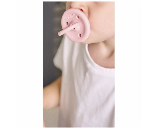 Пустышка MinikOiOi силиконовая 100% Binkee 0+ Month - Bubble Beige (101150057), изображение 6