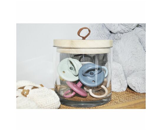 Пустышка MinikOiOi силиконовая 100% Binkee 0+ (Mineral Blue) (101150053), изображение 2