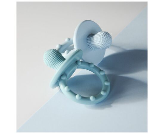 Пустышка MinikOiOi силиконовая 100% BASICS Gumy - Aqua Green, 3 м+ (101220001), изображение 3 Пустышка MinikOiOi силиконовая 100% BASICS Gumy - Aqua Green, 3 м+ (101220001), изображение 3