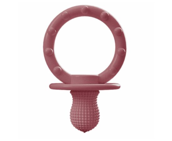 Пустышка MinikOiOi силиконовая 100% BASICS Gumy - Velvet Rose, 3 м+ (101220005)