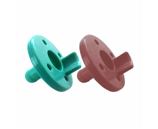 Пустушка MinikOiOi силіконова 100% BASICS Аqua Green / Velvet Ros 2шт (101030004)