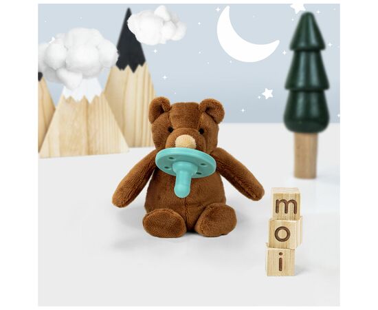 Пустышка MinikOiOi силиконовая с мягкой игрушкой Sleep Buddy 0+m (Moi) (101010008), изображение 3 Пустышка MinikOiOi силиконовая с мягкой игрушкой Sleep Buddy 0+m (Moi) (101010008), изображение 3