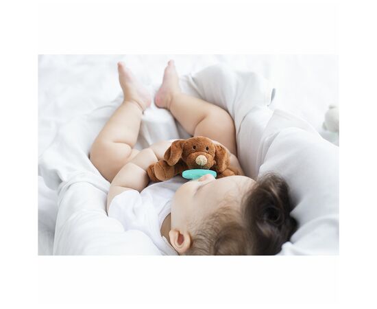 Пустышка MinikOiOi силиконовая с мягкой игрушкой Sleep Buddy 0+m (Moi) (101010008), изображение 5 Пустышка MinikOiOi силиконовая с мягкой игрушкой Sleep Buddy 0+m (Moi) (101010008), изображение 5
