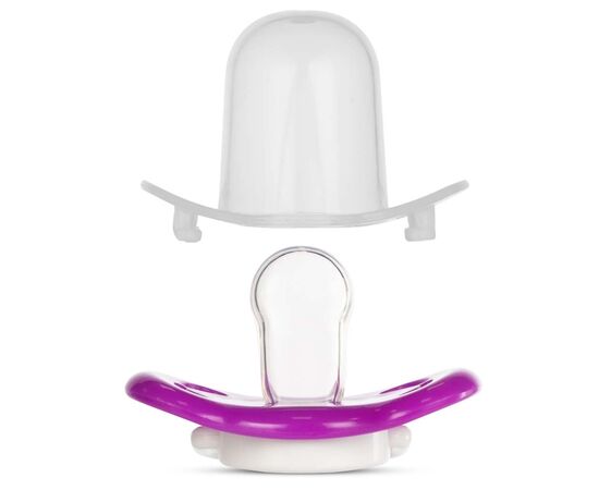 Пустышка Baboo Sea Life силиконовая, 0+ мес (фиолетовая) (5-031), изображение 3 Пустышка Baboo Sea Life силиконовая, 0+ мес (фиолетовая) (5-031), изображение 3