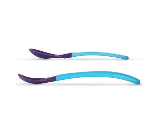 Набор детской посуды Baboo термочувствительные ложки (2 шт) синие, 4+ мес (10-020), изображение 2 Набор детской посуды Baboo термочувствительные ложки (2 шт) синие, 4+ мес (10-020), изображение 2