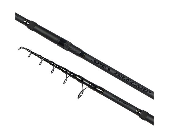Удилище Brain fishing Apex Tele Carp Black 3.60m 3.5lbs (1858.54.96), изображение 2 Удилище Brain fishing Apex Tele Carp Black 3.60m 3.5lbs (1858.54.96), изображение 2