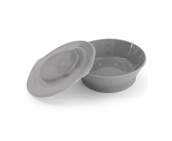 Тарілка дитяча Twistshake Pastel Grey 6+ міс (78154)