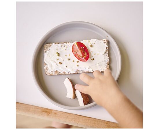 Тарелка детская MinikOiOi Basics-Plate (Powder Grey) (101050104), изображение 4 Тарелка детская MinikOiOi Basics-Plate (Powder Grey) (101050104), изображение 4