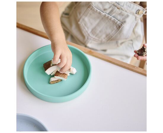 Тарелка детская MinikOiOi Basics-Plate (Powder Grey) (101050104), изображение 5 Тарелка детская MinikOiOi Basics-Plate (Powder Grey) (101050104), изображение 5