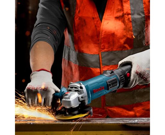 Шліфувальна машина Ronix 1200Вт, 115мм (3161), зображення 9 Шліфувальна машина Ronix 1200Вт, 115мм (3161), зображення 9