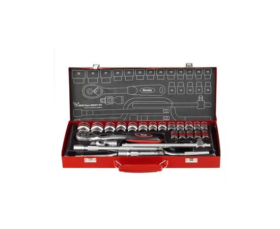 Набір інструментів Ronix 1/2", 24 шт (RH-2644)