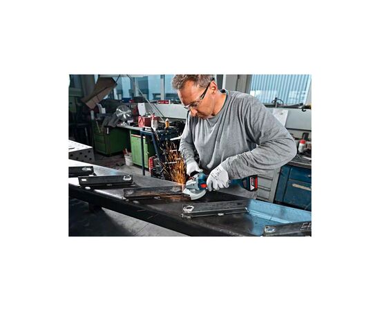 Шлифовальная машина Bosch 18V-10 solo, 18V, 125 мм, 9000 об/мин, 0.89 кг (без АКБ и ЗУ) (0.601.9J4.002), изображение 3 Шлифовальная машина Bosch 18V-10 solo, 18V, 125 мм, 9000 об/мин, 0.89 кг (без АКБ и ЗУ) (0.601.9J4.002), изображение 3